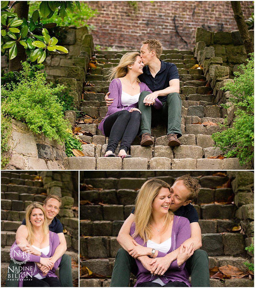 Couple on the steps