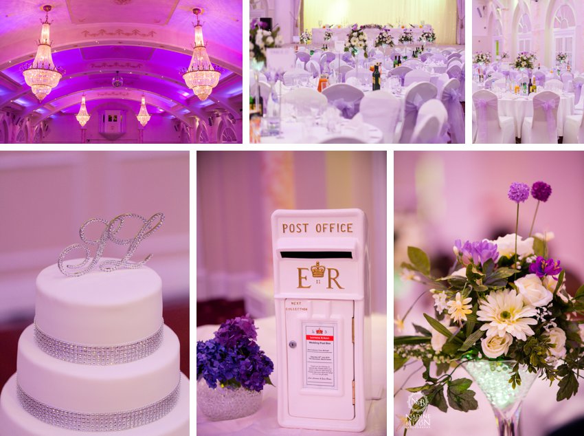 Purple bridal scheme